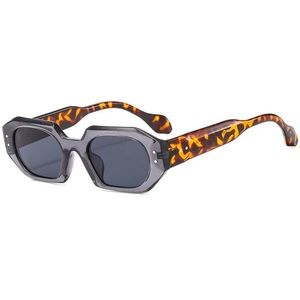 Sunglasses gray with tortoise arms